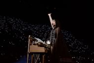 Lady Gaga at The MAYHEM Ball Tour (Image via Kevin Mazur/Getty)